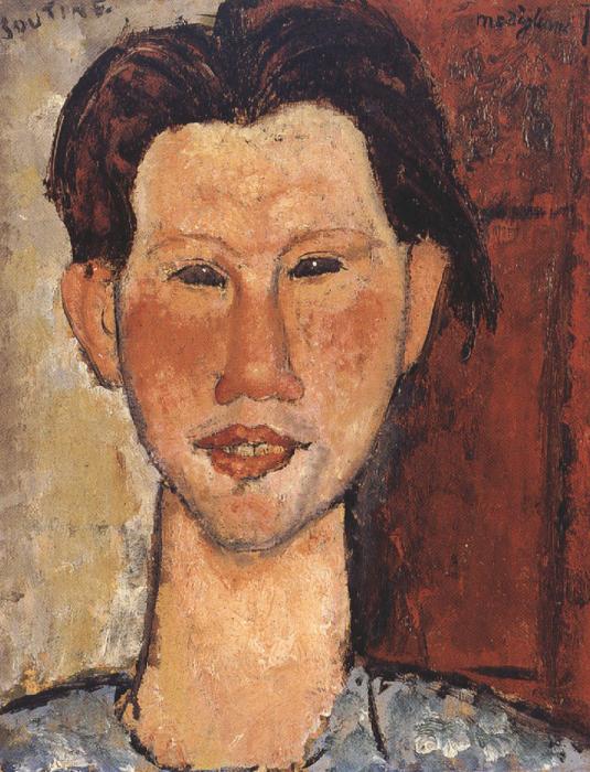 Amedeo Modigliani Chaim Soutine (mk39) France oil painting art
